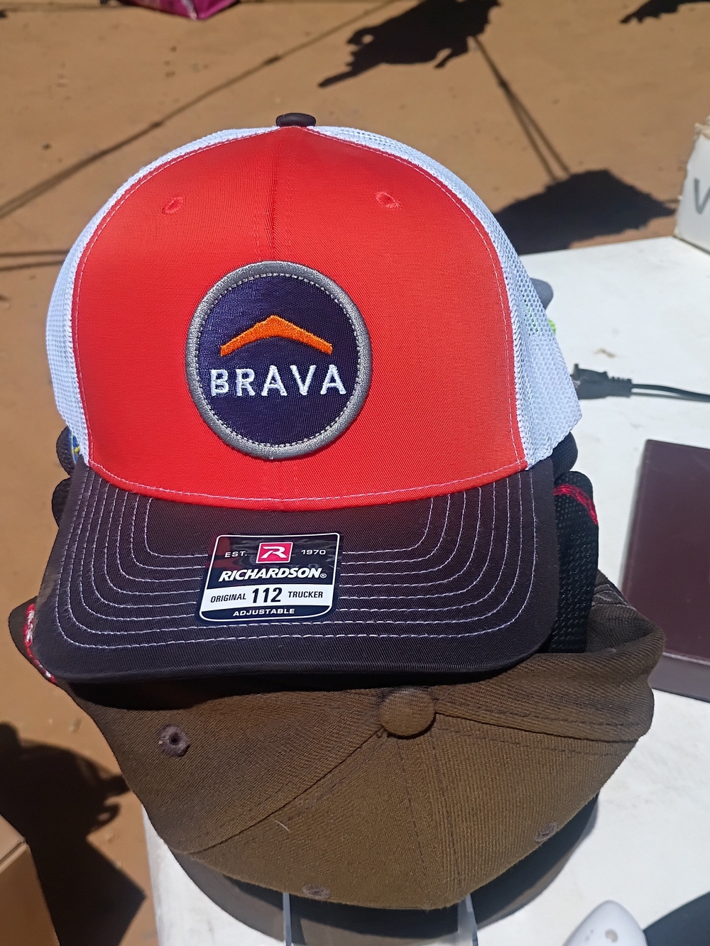 BRAVA Trucker Hat - Red, White & Navy